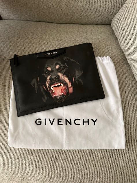 fake givenchy rottweiler clutch|is givenchy real.